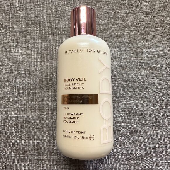 Revolution Glow-Body Veil Foundation - Color F8.5 - 4.05fl oz 120ml *** NEW *** - Picture 7 of 8
